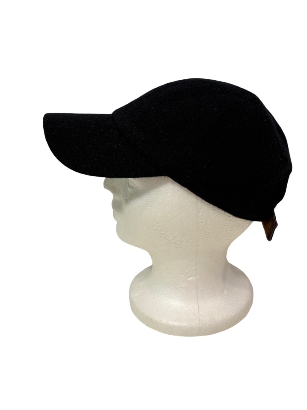 Quince Women's Cashmere Baseball Cap Black XS/S Excellent Soft Adjustable